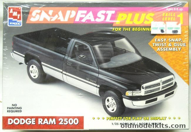 AMT 1/25 Dodge Ram 2500 Pickup Truck, 6199 plastic model kit